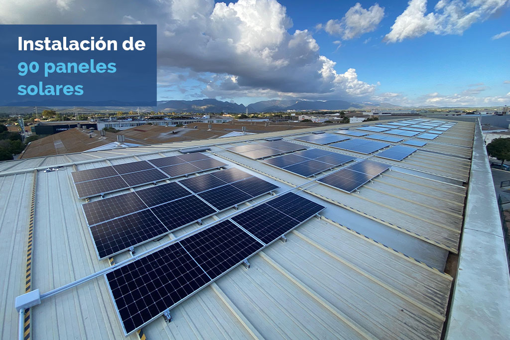 Instalación de 90 paneles solares – Apostando por la energía solar